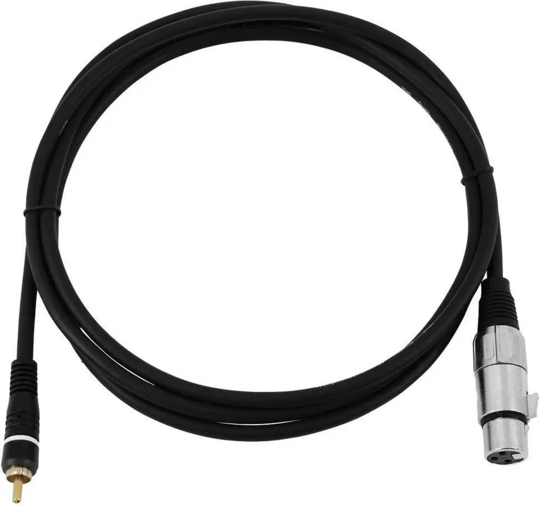 Omnitronic 30224028 XLR-adapterkabel 2m - Zwart