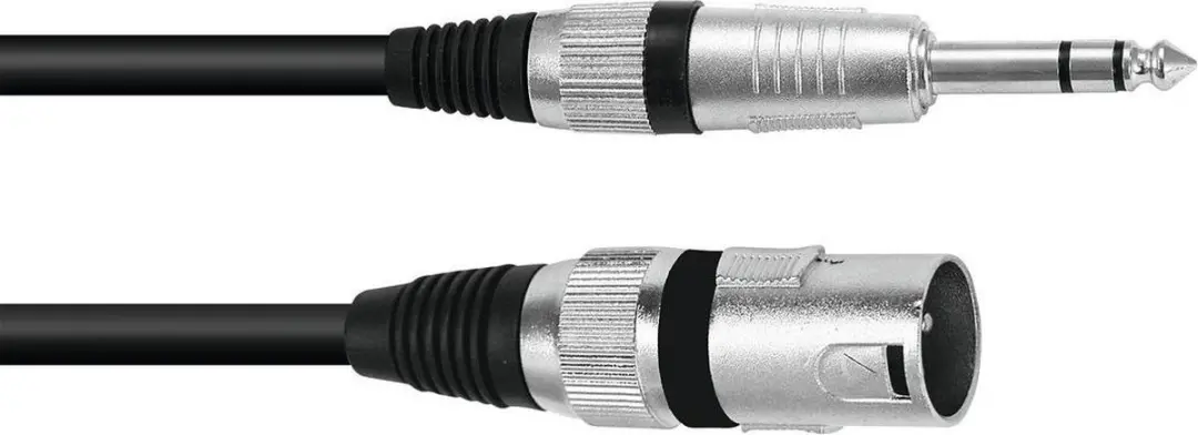 Omnitronic 3022075E XLR naar Jack 6,3mm Adapterkabel