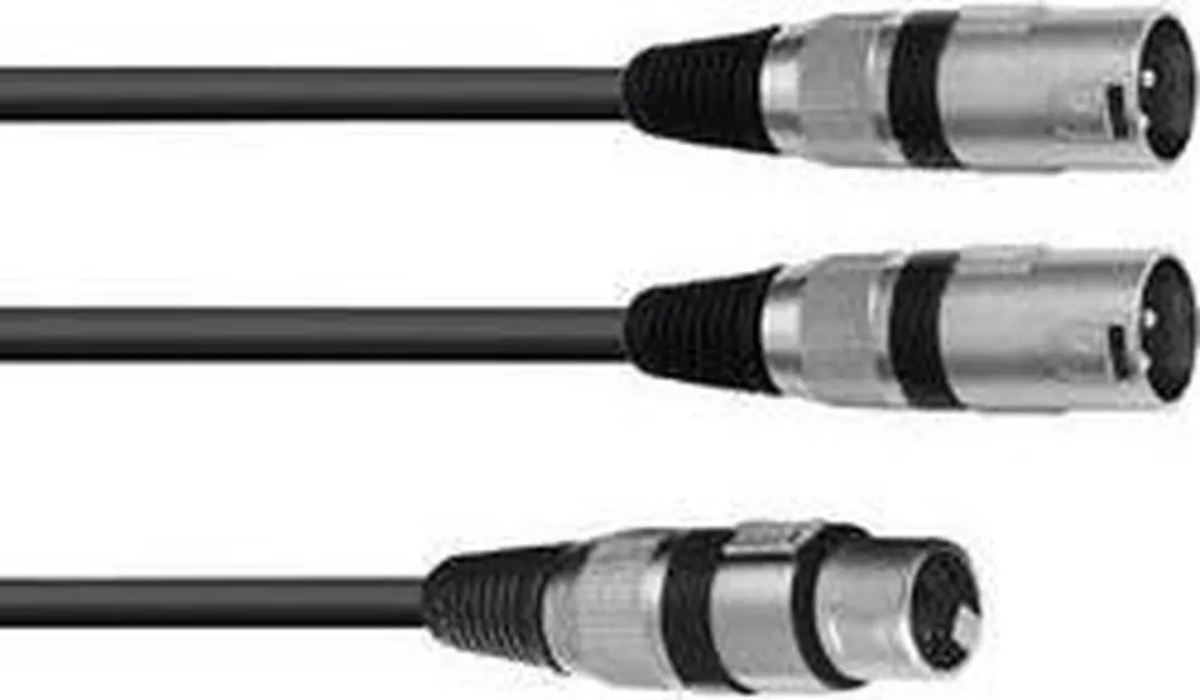Omnitronic 30225203 XLR Adapterkabel 0.5m