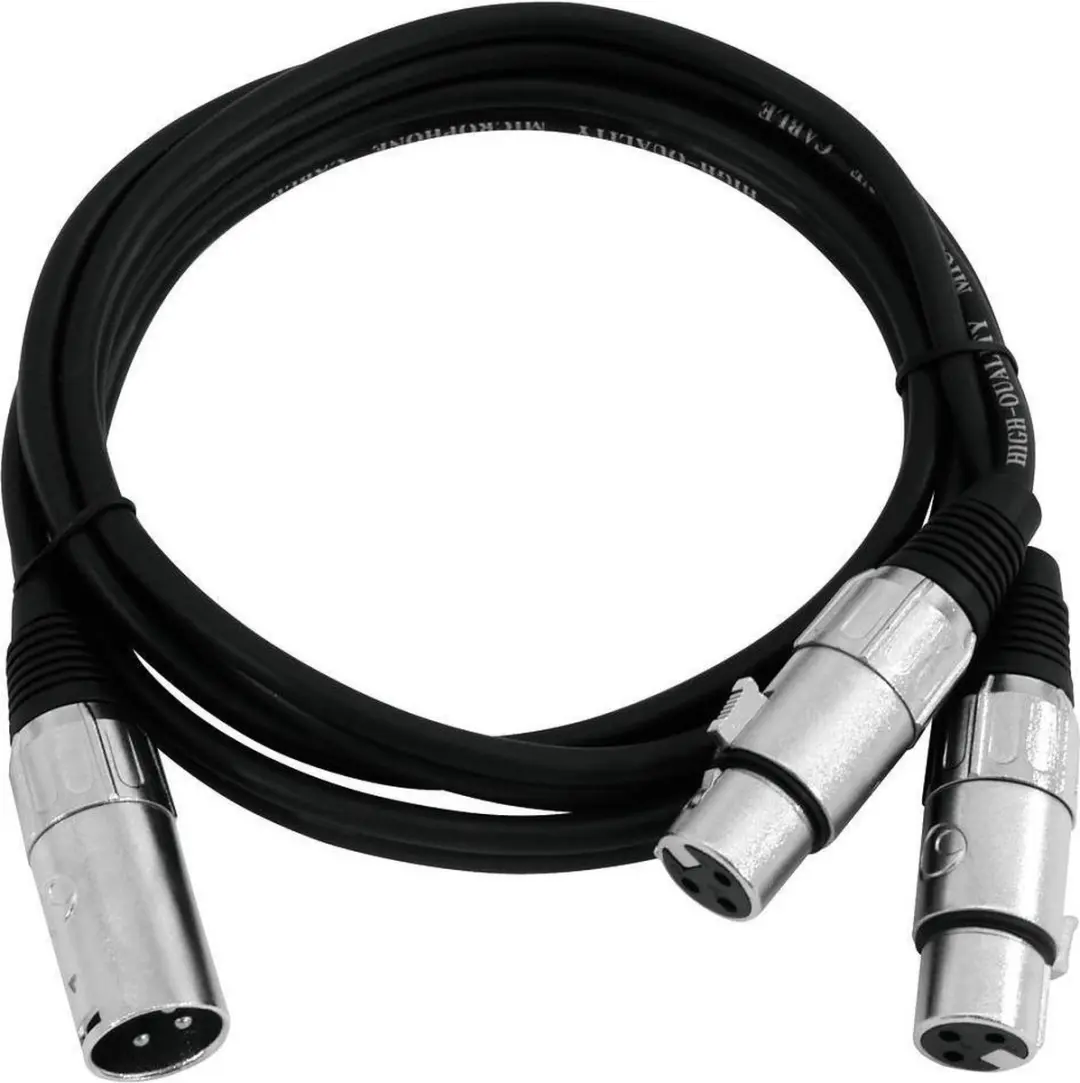 Omnitronic 30225207 XLR Adapterkabel 0.5m - Zwart