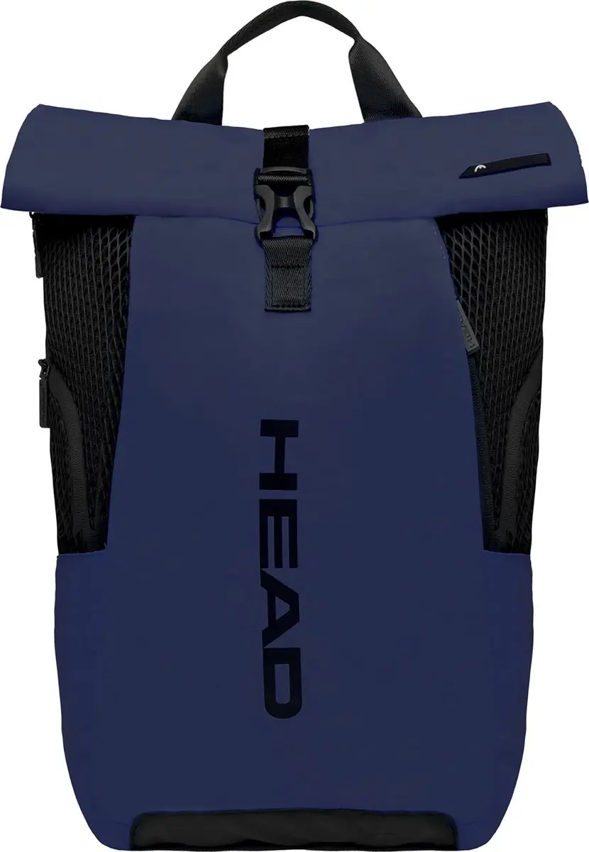 HEAD laptop rugzak rugzak met laptopvak Net Backpack Roll-Up 19L Navy donkerblau