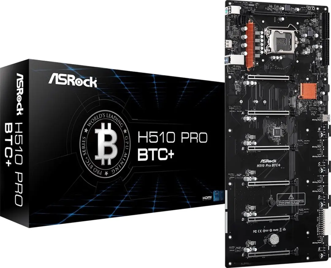 Asrock H510 Pro BTC+ Intel H510 LGA 1200