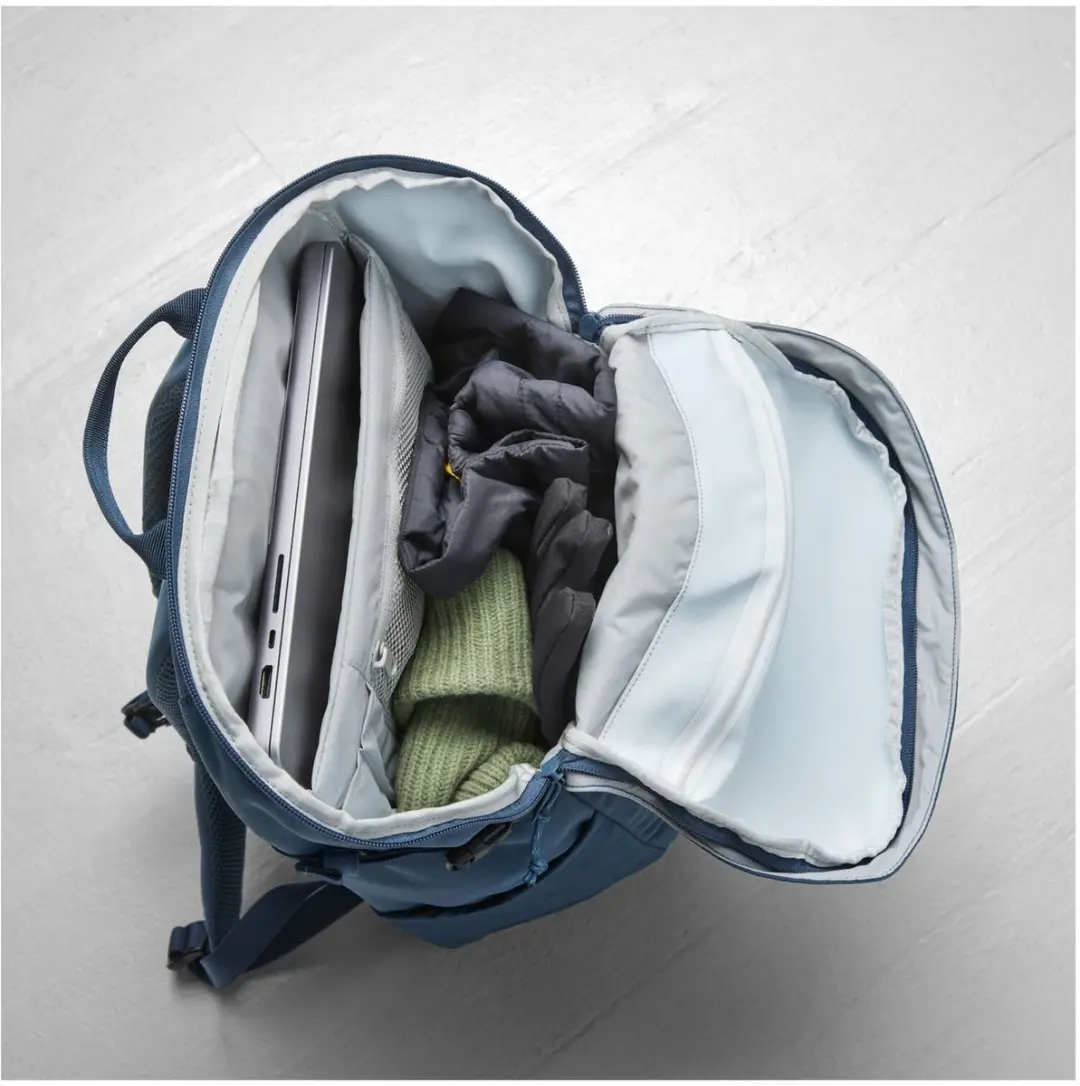 Fjällräven High Coast Ulvö 23 Rugzak - 23L - 16 inch Laptopvak - Black Oak - afbeelding 6 van 6