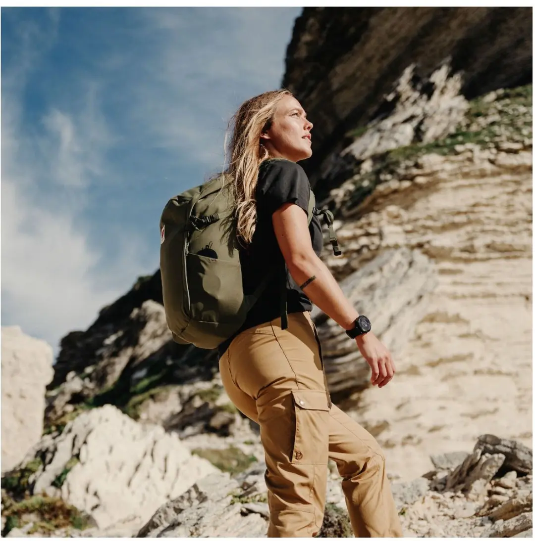 Fjällräven High Coast Ulvö 23 Rugzak - 23L - 16 inch Laptopvak - Black Oak - afbeelding 4 van 6