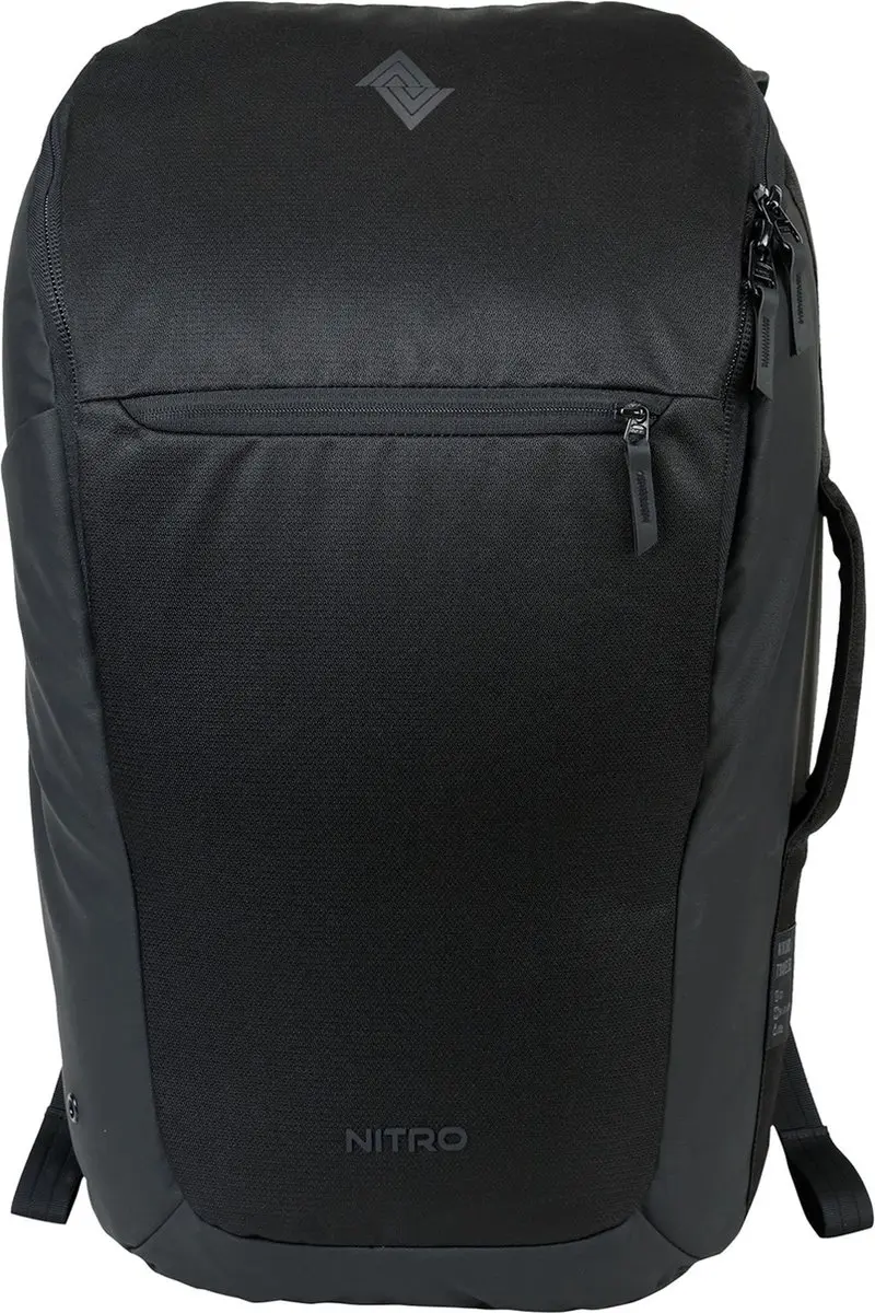 NITRO laptop rugzak rugzak met laptopvak Nikuro Traveller 32L Black Out zwart