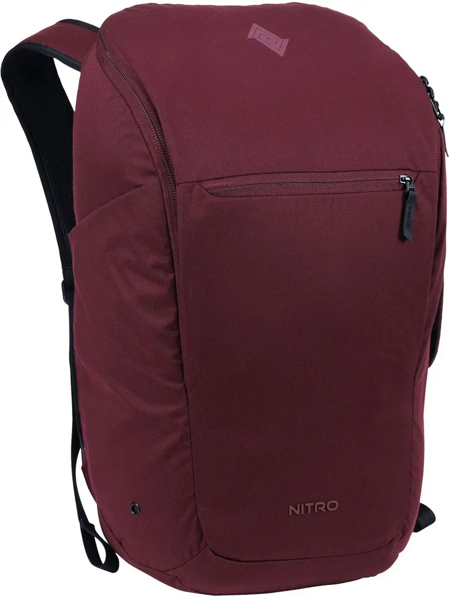 NITRO laptop rugzak rugzak met laptopvak Nikuro Traveller 32L Wine (rood)paars