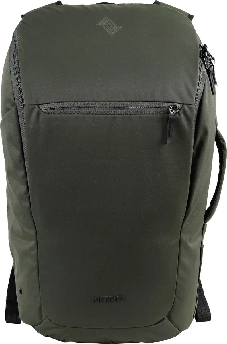NITRO laptop rugzak rugzak met laptopvak Nikuro Traveller 32L Rosin olijfgroen