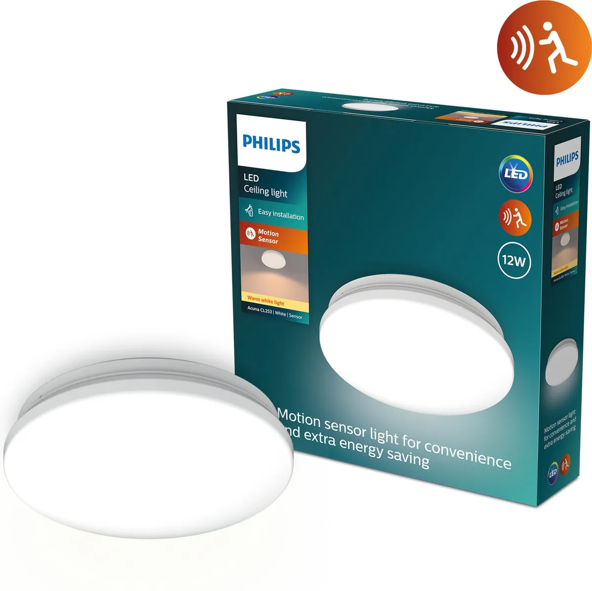 Philips Acuna Plafondlamp 24,5cm