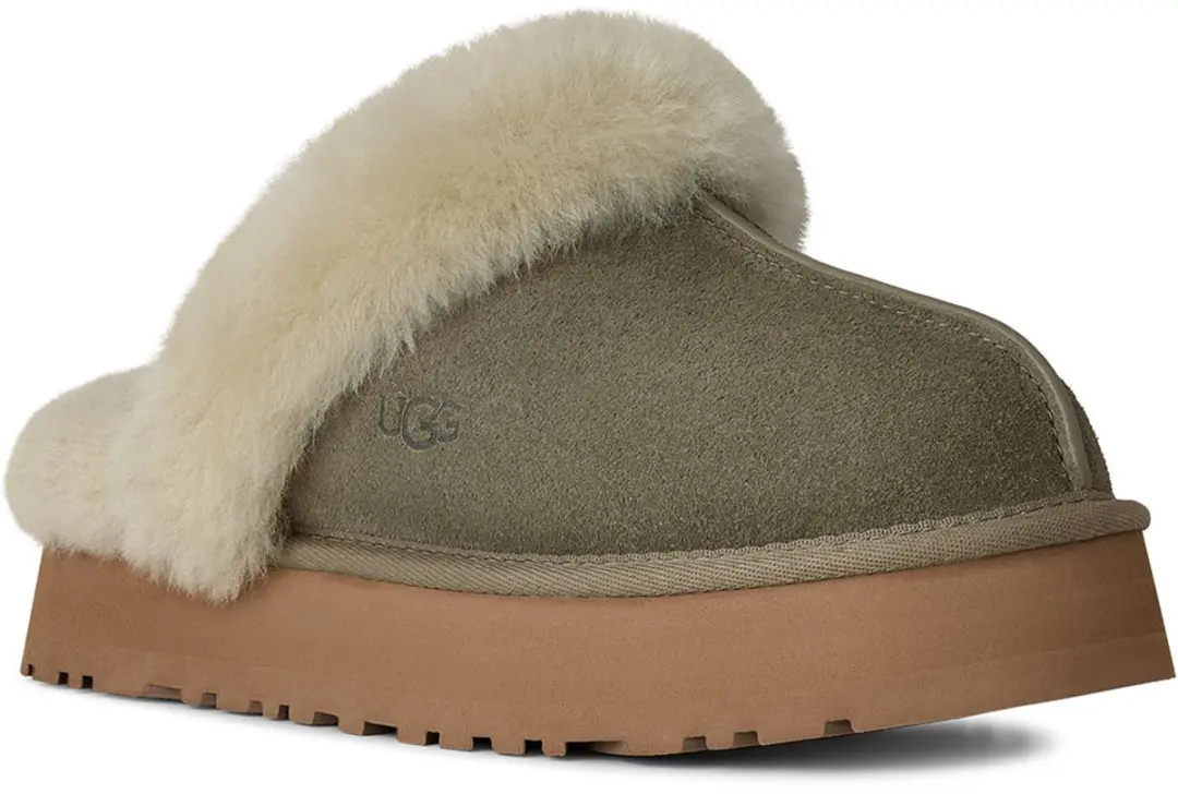 Ugg Disquette Pantoffels Groen EU 40 Vrouw