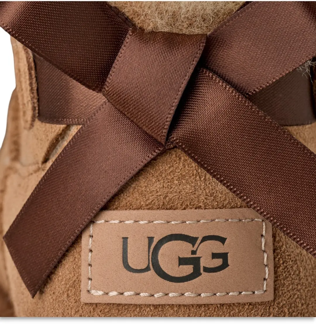 UGG Ultra Mini Bailey Bow Boots Cognac - 39