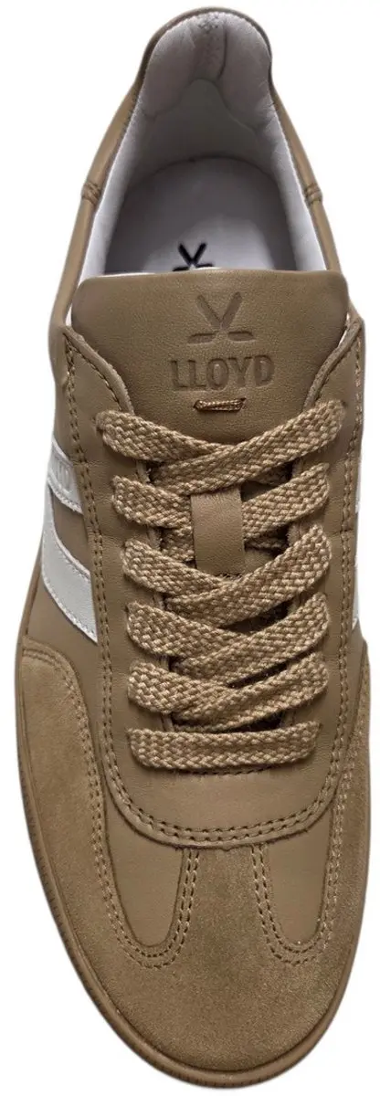 Lloyd Akari Brava Sneakers Beige/Wit - Leer & Suede - 42