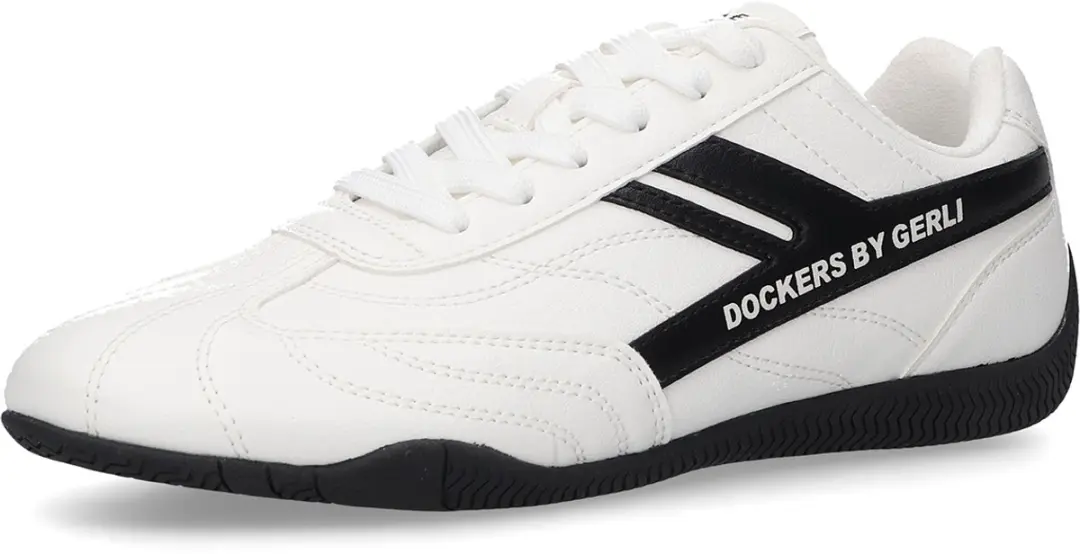 Dockers by Gerli Dames Sneaker 57JM201-610501 Veterschoen wit