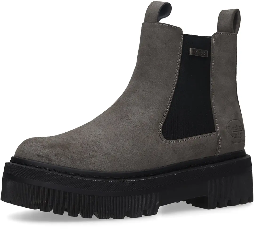 Dockers by Gerli Dames Vegan Laarzen gevoerd 57AZ204-810-221 grijs