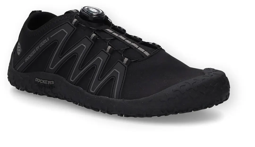 Dockers by Gerli Heren Barefootschoenen Snelsluiting Uitneembaar Voetbed Allblac