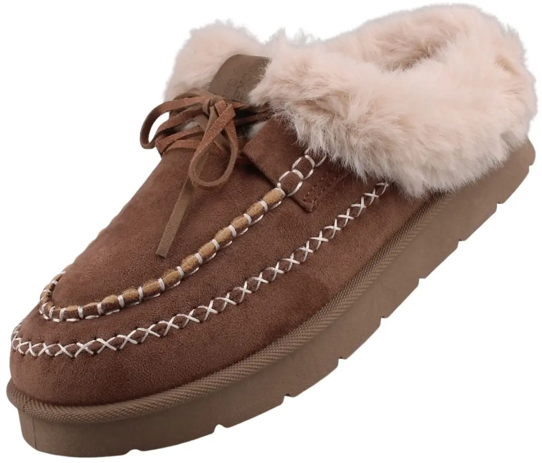 Dockers damespantoffels, gevoerd, bruin 59ER301-770430