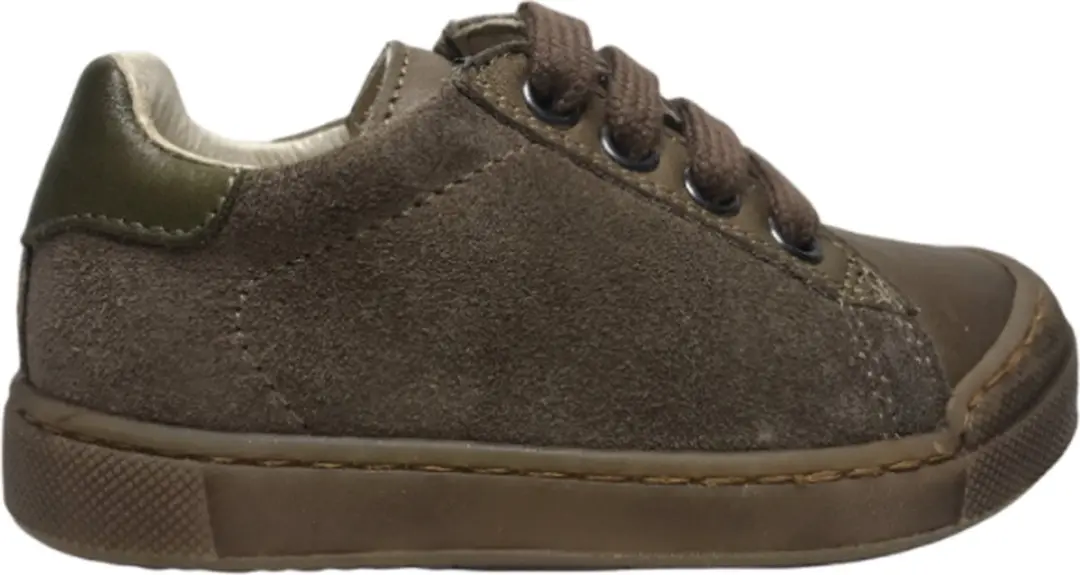 naturino mt 21 veter rits  bumper lederen sneakers Eindhoven bruin kaki