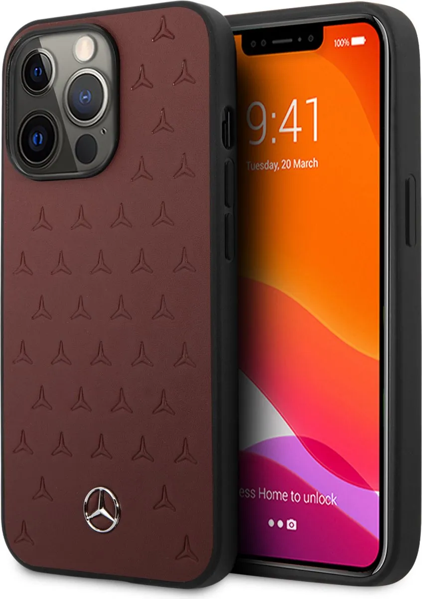 Mercedes-Benz Stars Leather Back Case