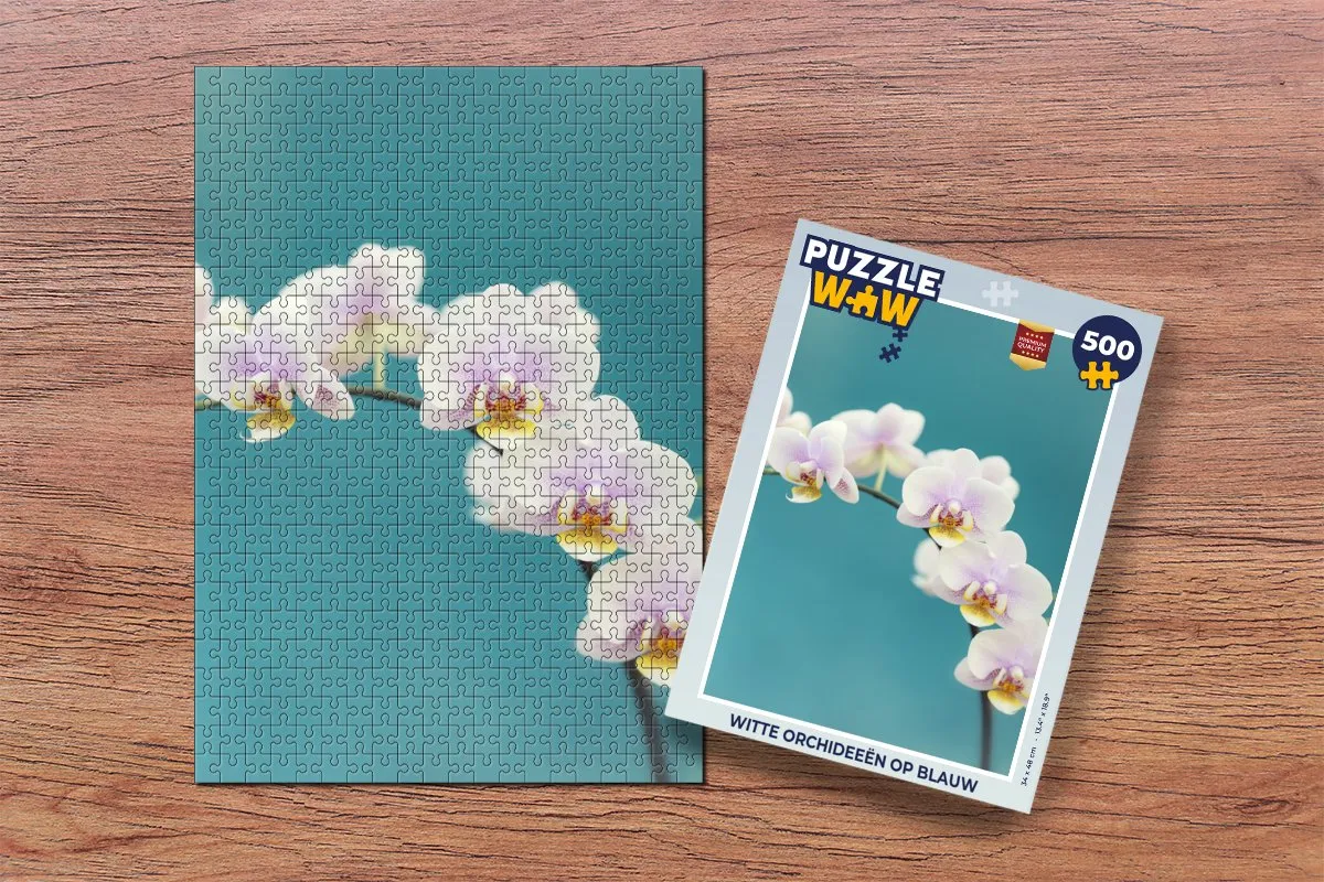 PuzzleWow Orchidee Legpuzzel 500 Stuks - Multicolor