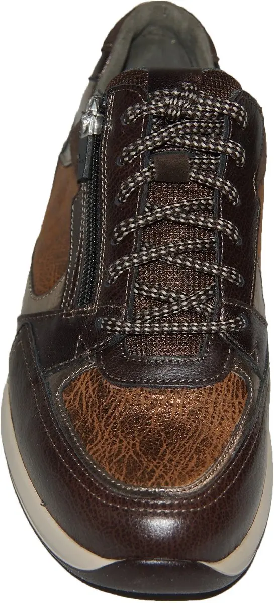 Durea 6295 H Lage Sneakers - Bruin - 37.5
