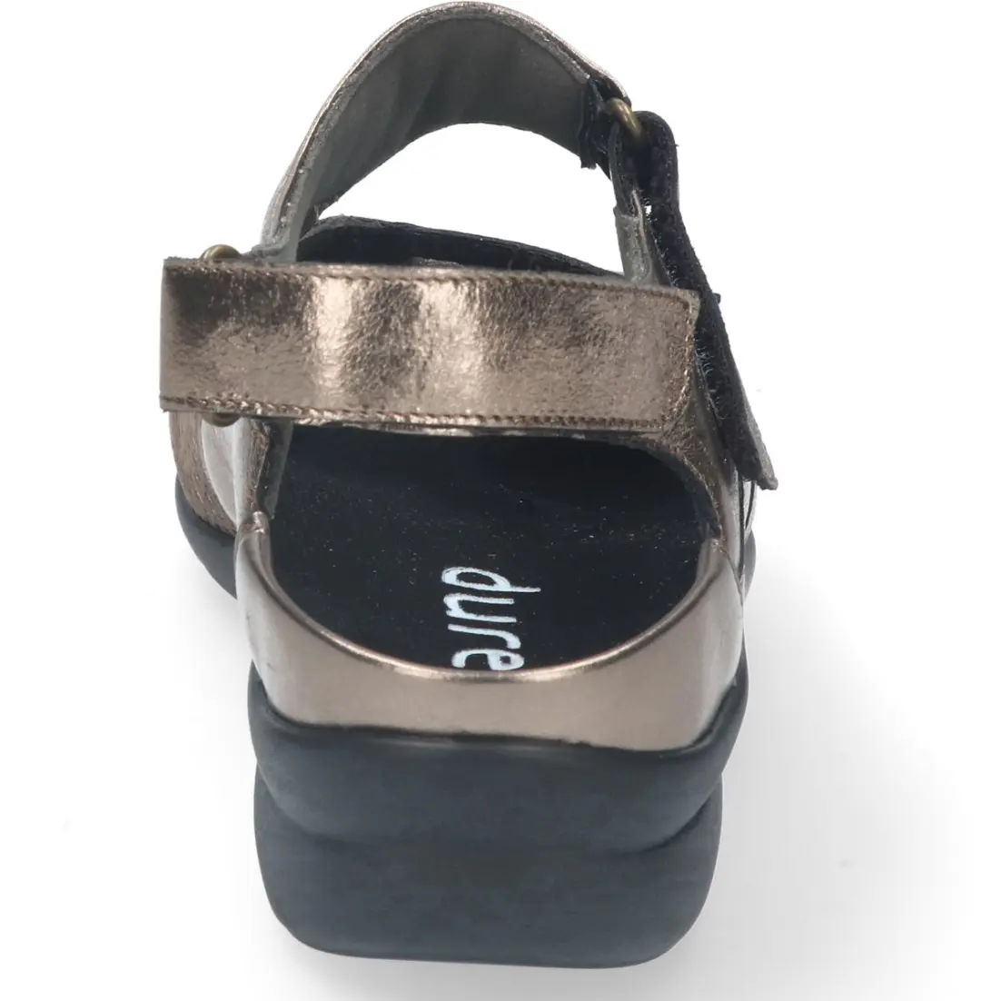 Durea 7408 Bronzen Leren Sandalen - 38