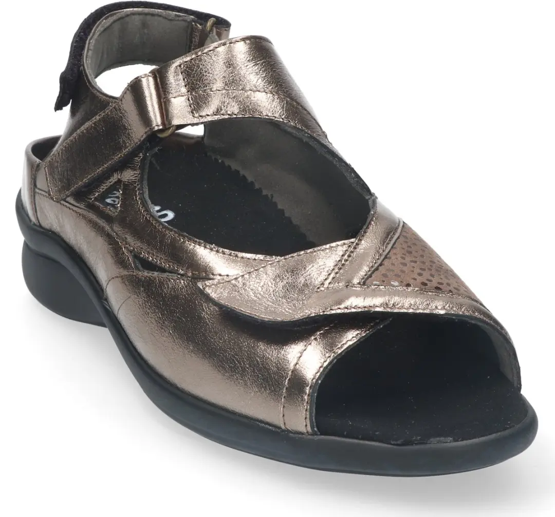 Durea 7408 Bronzen Leren Sandalen - 38