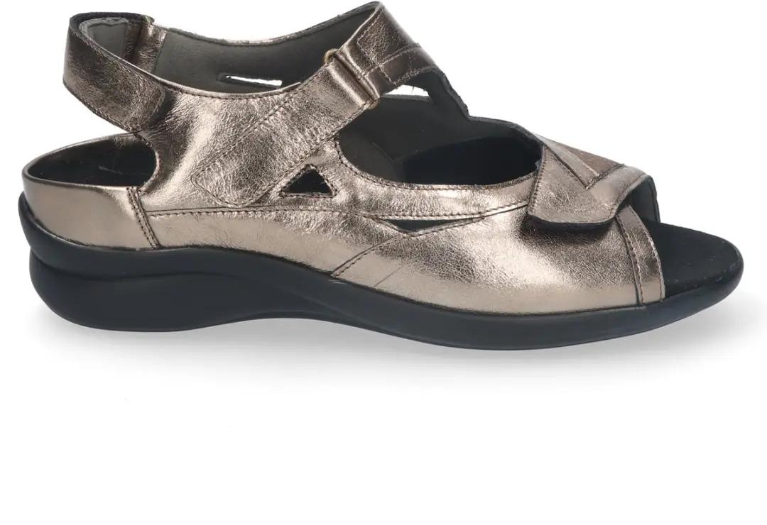 Durea 7408 Bronzen Leren Sandalen
