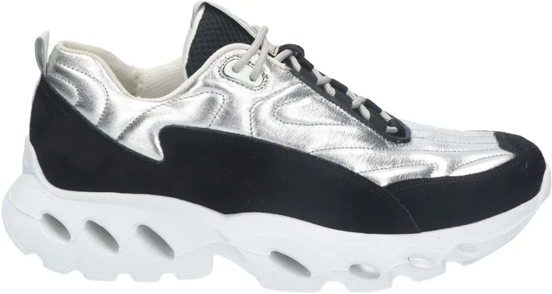 Durea 6311 Sneaker FlowMotion - Zwart/Zilver