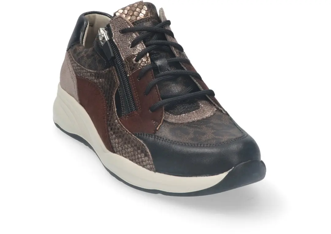 Durea 6318 K Dames Sneakers - Maat 37.5 - Zwart