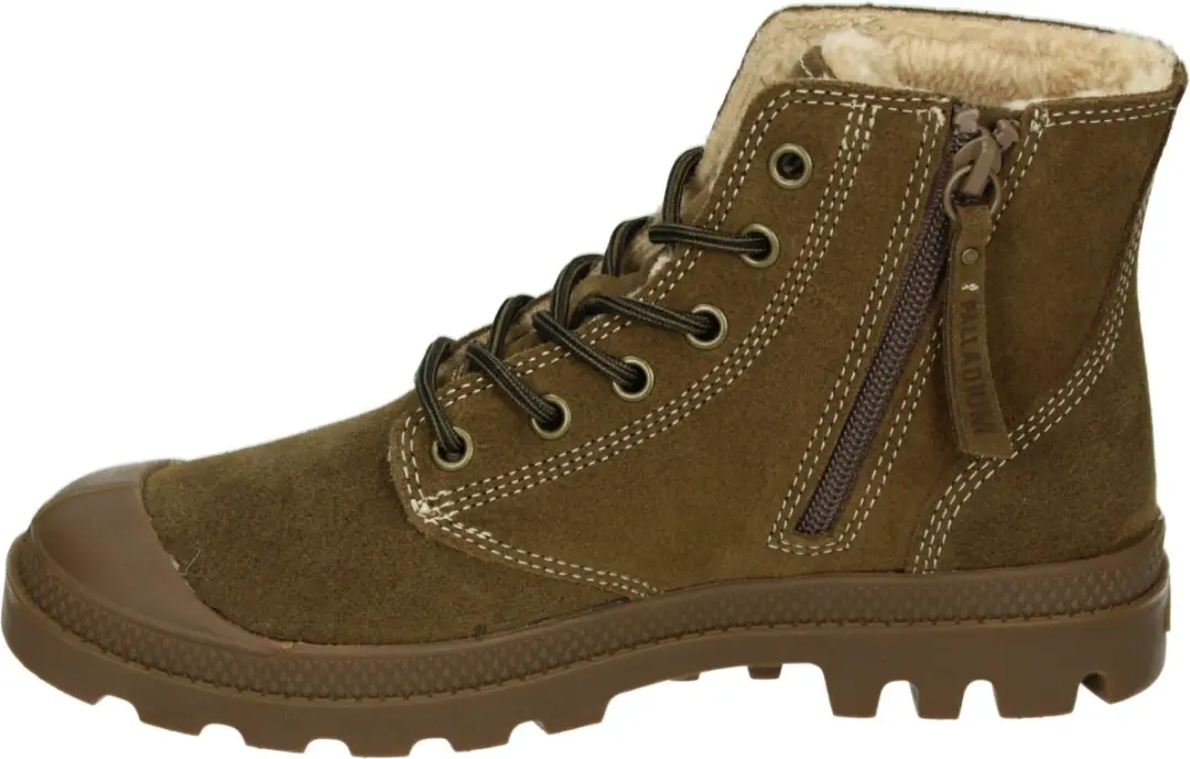 Palladium Pampa Zip WL Pilot Hoge Sneakers - Bruin 44 - afbeelding 4 van 4