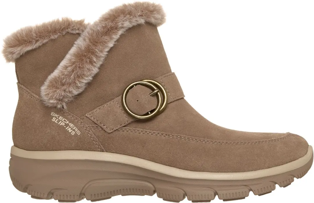 Skechers Easy Going Gentle Winter Dames Instappers 37 - Beige - afbeelding 2 van 6