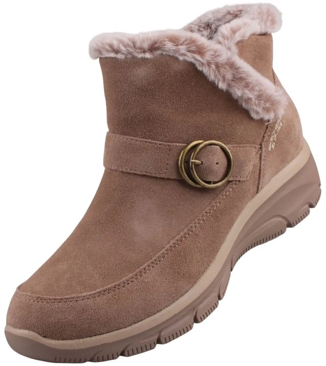 Skechers Easy Going Gentle Winter Dames Instappers 37 - Beige - afbeelding 3 van 6