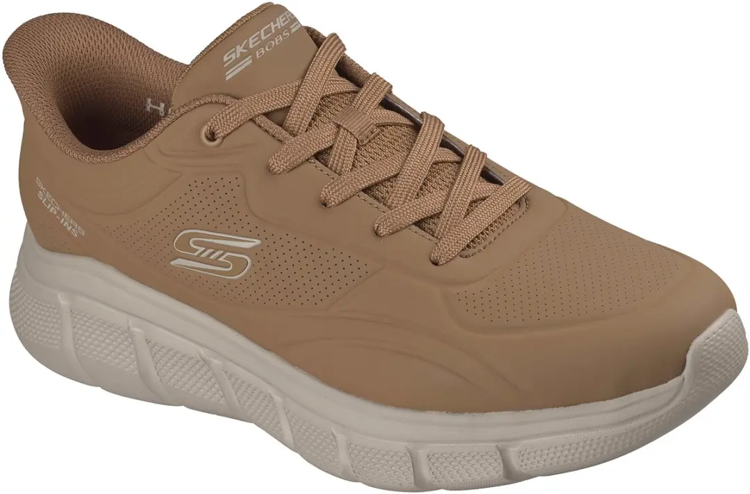 Skechers Heren BOBS B Flex Smooth Edge Sneakers Veterschoenen Chestnut