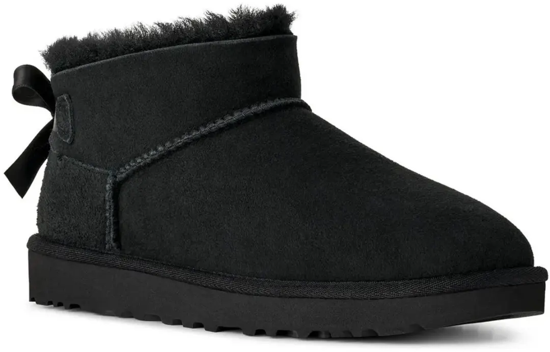 UGG Ultra Mini Bailey Bow Laarzen - Zwart - EU 41