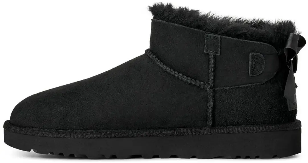 UGG Ultra Mini Bailey Bow Laarzen - Zwart - EU 41