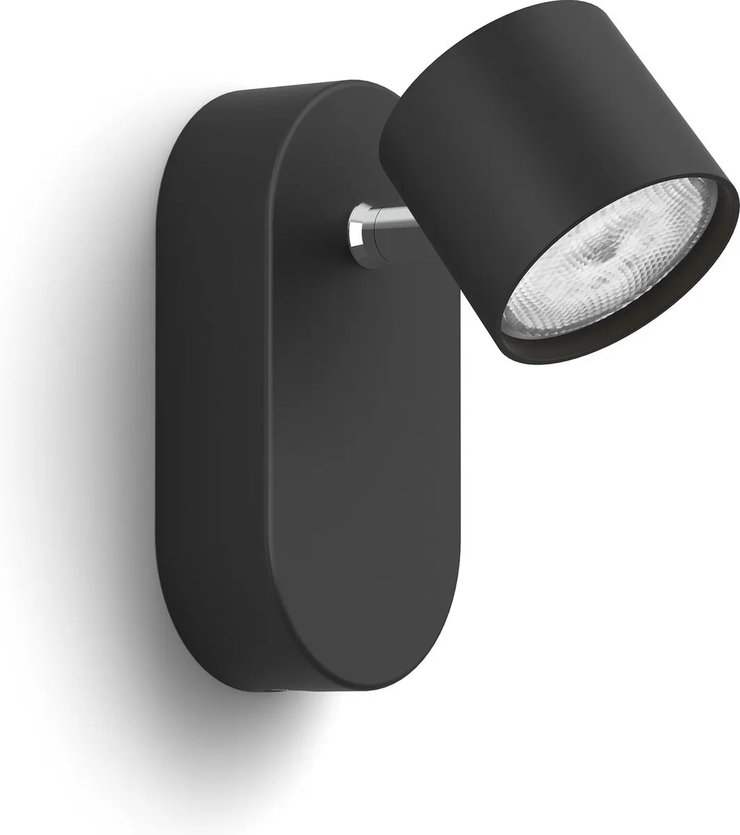 Philips Star Opbouwspot 1-lichts - Zwart