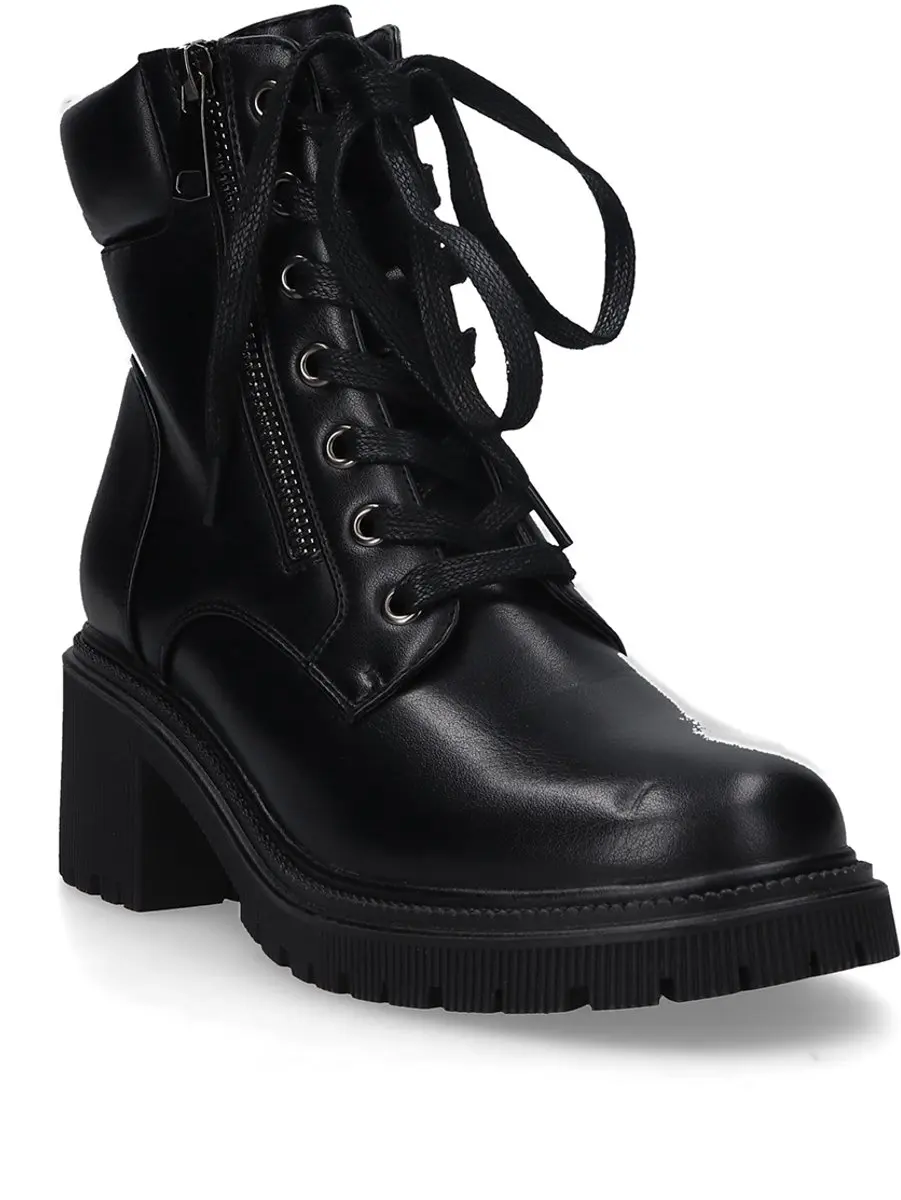 Dockers by Gerli Dames Boots Enkellaars Stiefelette 57NA202-610-100 Zwart