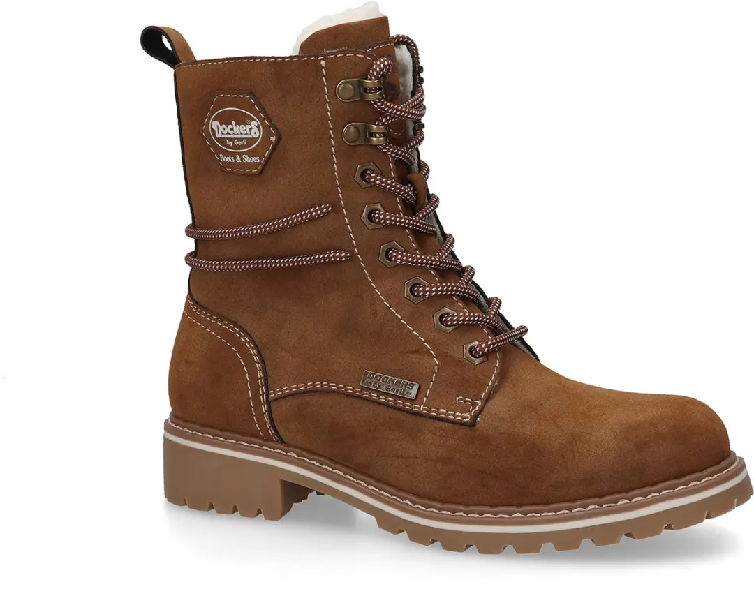 Dockers by Gerli Dames Enkellaars 57AA303-810-300 bruin boots