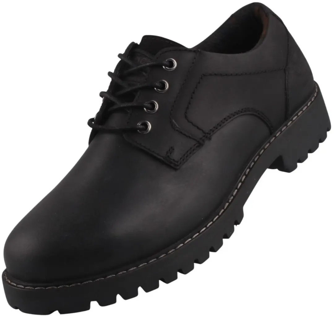 Dockers by Gerli heren leren lage schoenen zwart