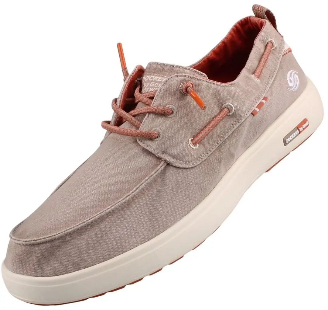 Dockers heren mocassin canvas Beige