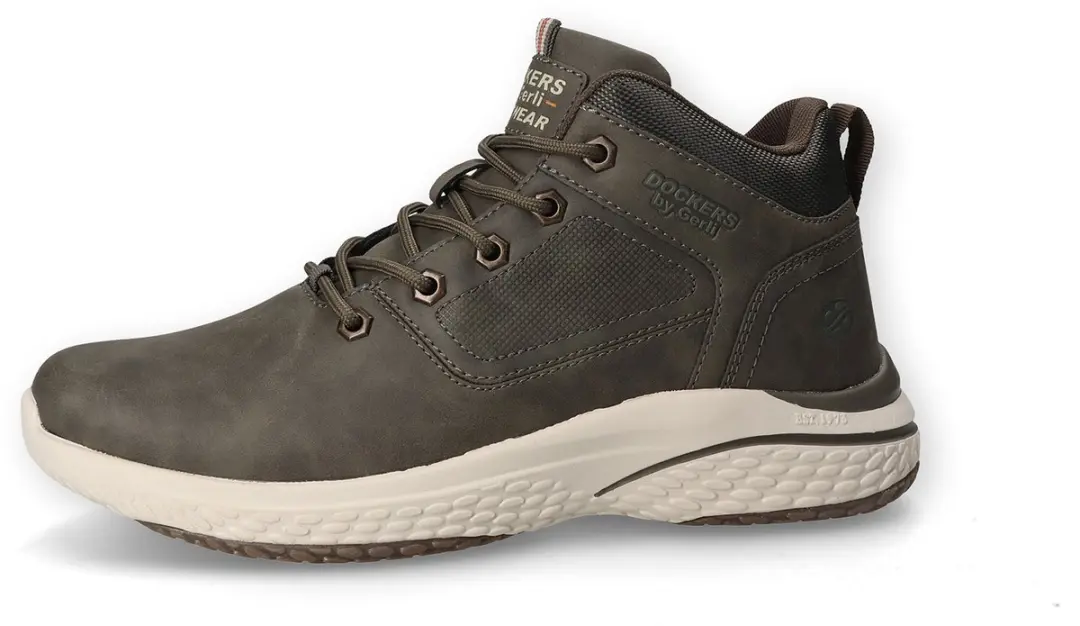 Dockers by Gerli Heren Sneakers Veterschoenen Olive