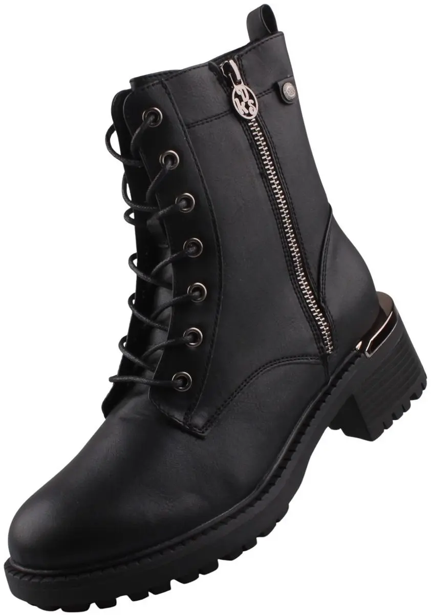 Dockers by Gerli dames enkellaarsjes zwart 59DP202-610100