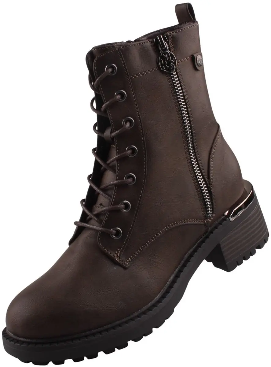 Dockers by Gerli dames enkellaarsjes bruin 59DP202-610380