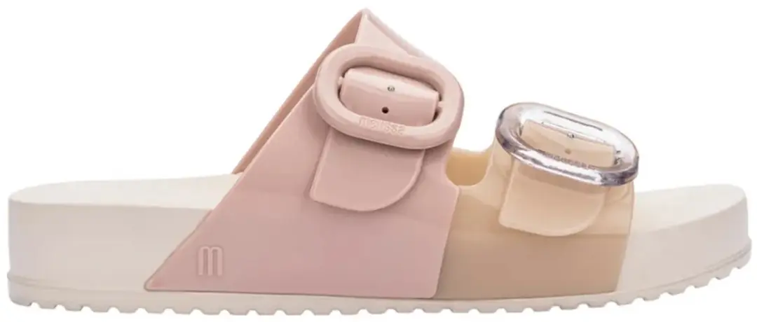 Melissa Cozy Slide Sandalen Beige,Roze EU 35-36 Vrouw