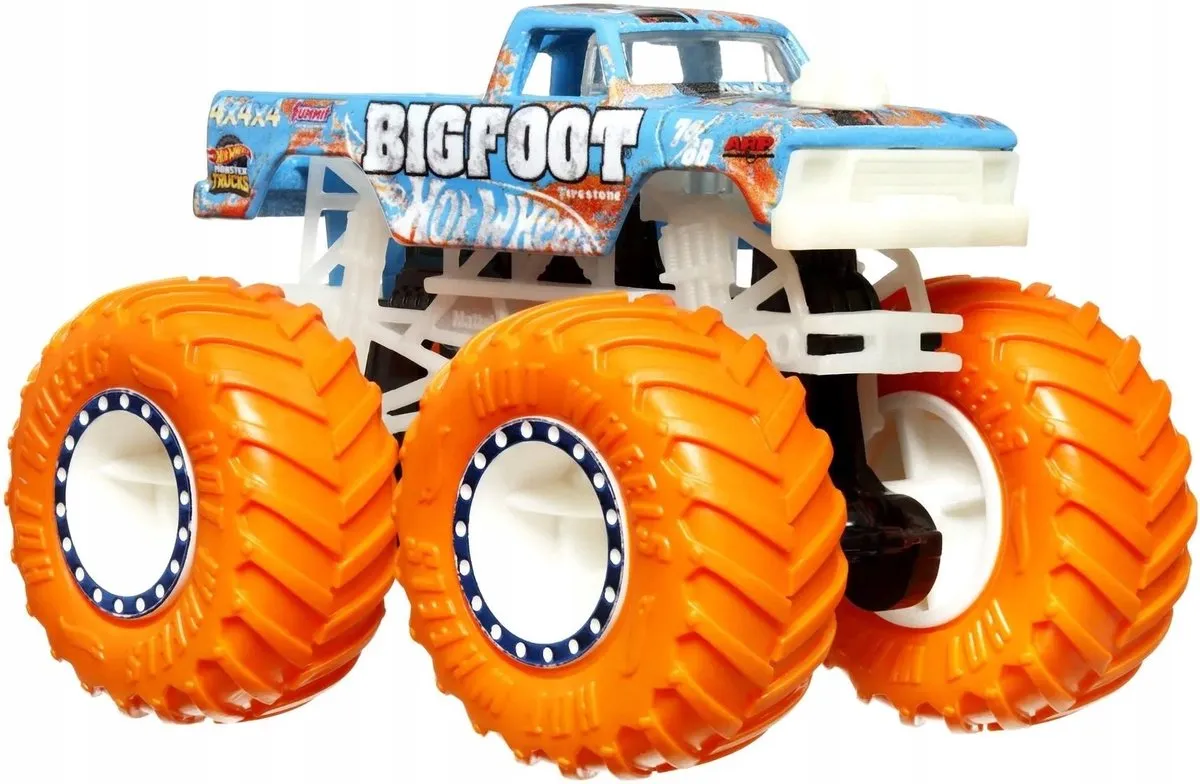 Hot Wheels Monster Truck Bigfoot Glow in the Dark HRB05