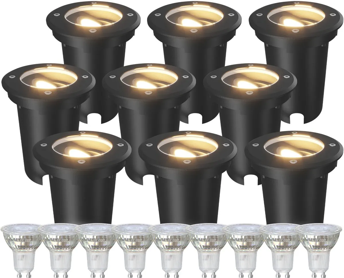 LEDVION 9X LED Grondspot 3W 2700K
