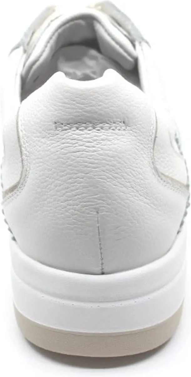 Durea 6275 Witte Sneaker - Maat 43 - Wijdte E