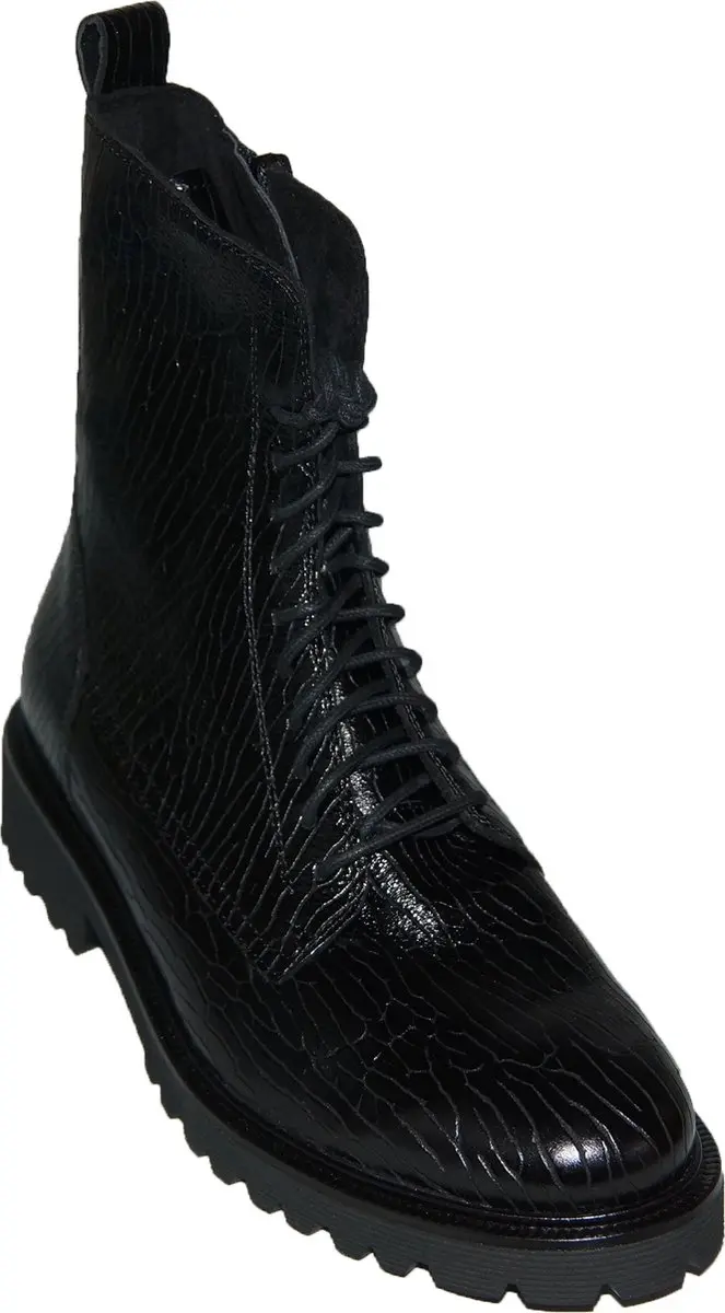 Durea Veterboot 9801 1275 - Zwart - Maat 40