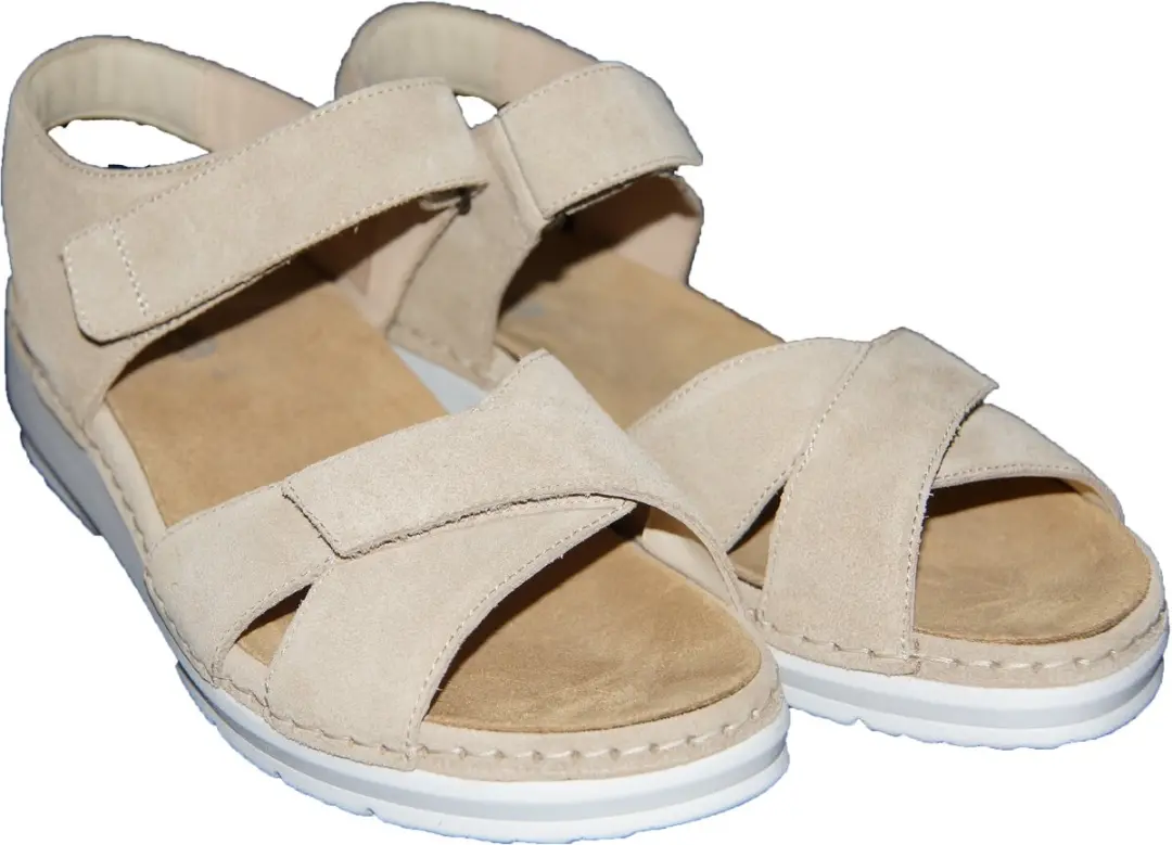 Durea 7432 Dames Sandalen - Taupe - Maat 37
