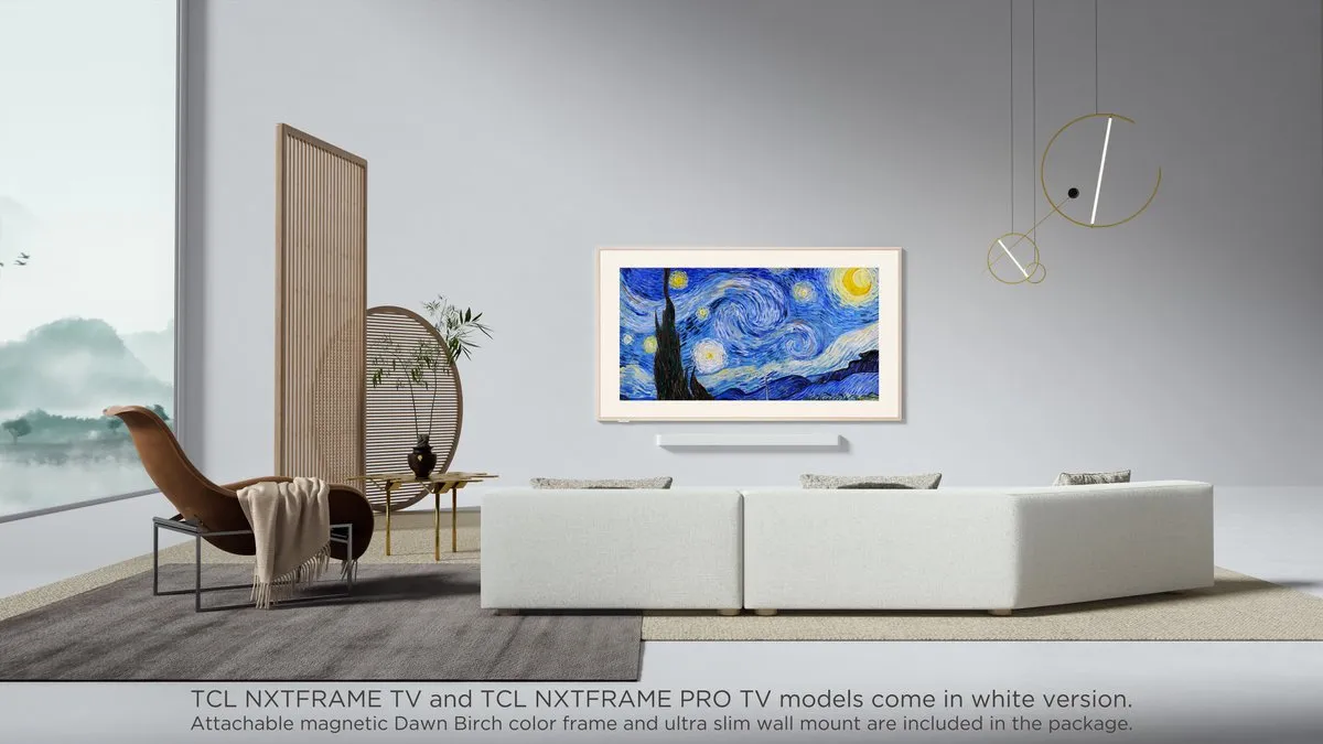 TCL NXTVISION 55A300 Pro 55 inch QLED TV - Wit - afbeelding 6 van 6