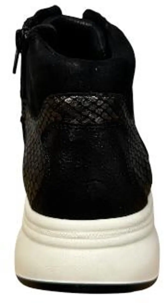 Durea VTR Rits Print 22361 5 Schoenen - Zwart - Maat 38